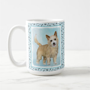 Caneca De Café Portuguese Podengo Pequeno Painting - Original Art