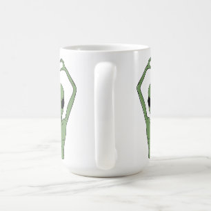 Caneca De Café Pose do Coração Alien