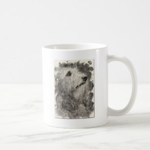 Caneca De Café Pose perfeita do Wolfhound irlandês