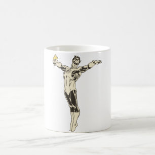 Caneca De Café Poses verdes da lanterna