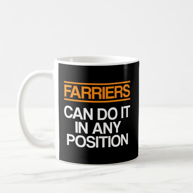 Caneca De Café Posição Mais Profunda Ferradura Hoof Trimming Equi (Esquerda)