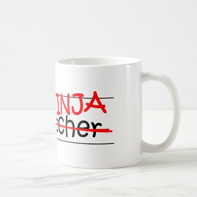 Caneca De Café Posição Ninja - expedidor (Direita)