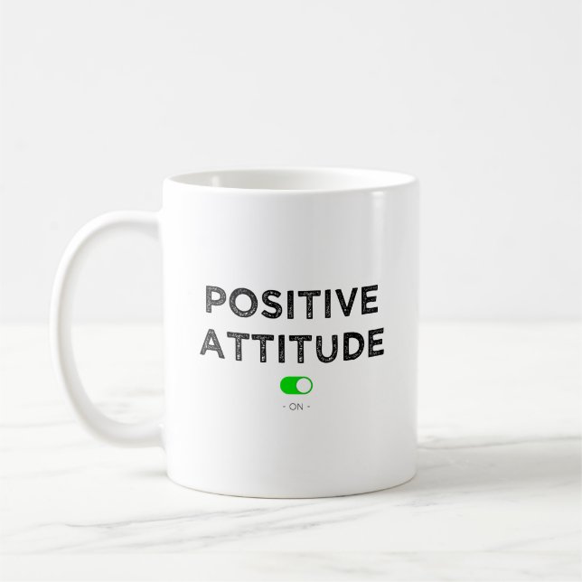 Caneca De Café Positiva atitude ele - Mug (Esquerda)