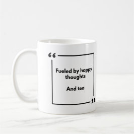 Caneca De Café Positivity mug - feld by happy thoughts, and tea