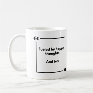 Caneca De Café Positivity mug - feld by happy thoughts, and tea