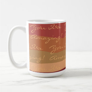 Caneca De Café Positivo Você É Incrível Colorido