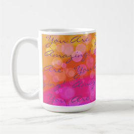 Caneca De Café Positivo Você É Incrível Colorido