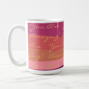 Caneca De Café Positivo Você É Incrível Colorido
