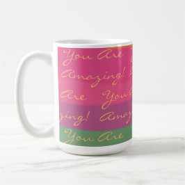 Caneca De Café Positivo Você É Incrível Colorido