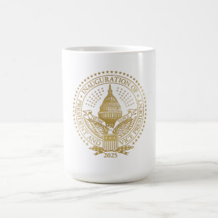 Caneca De Café posse do logotipo inaugural do presidente Trump Va