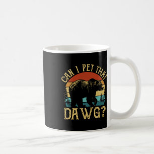 Caneca De Café Posso Acariciar Esse Cachorro Funny Dawg Bear Meme