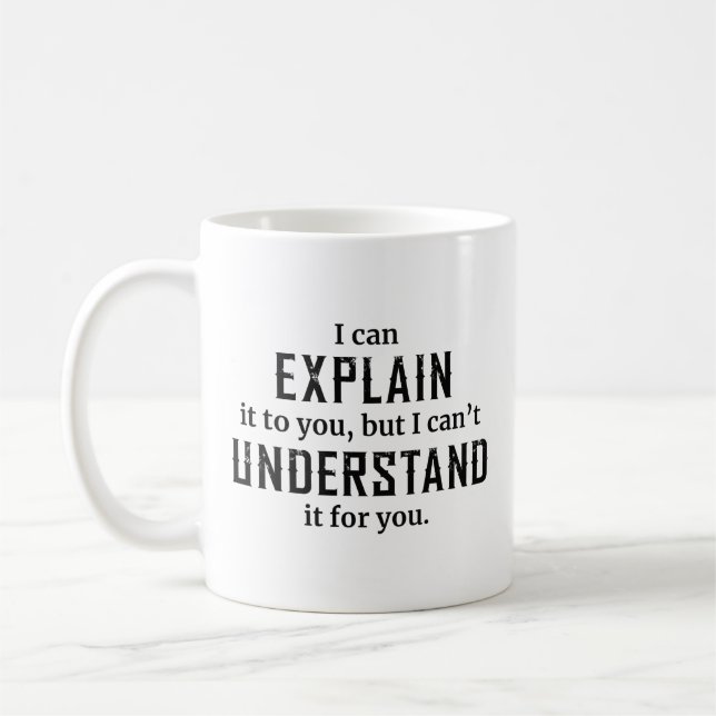 Caneca De Café Posso Explicá-Lo. (Esquerda)