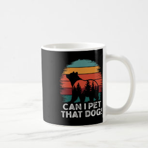 Caneca De Café Posso Falar com Esse Cachorro Urso Engraçado Camin