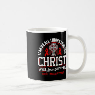 Caneca De Café Posso Fazer Todas as Coisas Através do Câncer de S