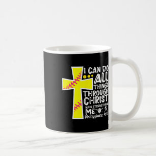 Caneca De Café Posso fazer todas as coisas por meio de Cristo Sof