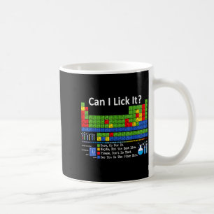 Caneca De Café Posso Lamber Tabela Periódica Gráfico Professor de