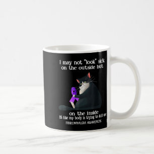 Caneca De Café Posso não parecer doente por fora fibromialgia