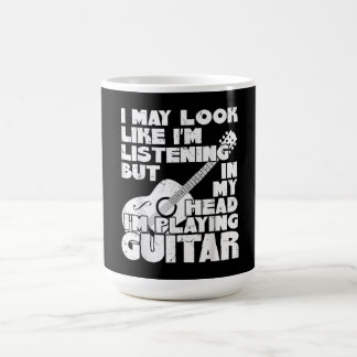 Caneca De Café Posso Parecer Que Estou Ouvindo Mas Na Minha Cabeç