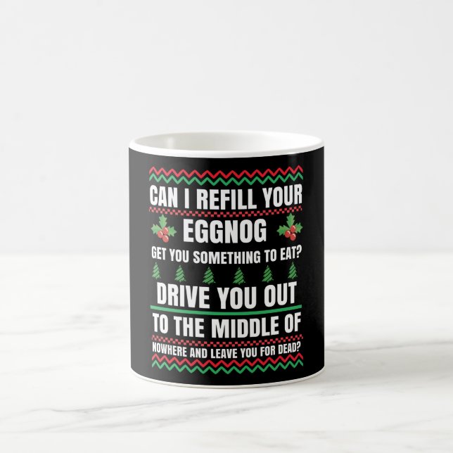 Caneca De Café Posso Reencher O Seu Filme De Natal Egging? (Centro)