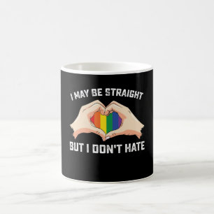 Caneca De Café Posso ser Hetero, mas não odeio lésbica Gay
