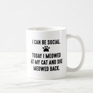 Caneca De Café Posso Ser Sociável