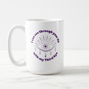 Caneca De Café Posso Ver Através Da Tua Boca Com A Minha Terceira