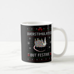 Caneca De Café Possum Engraçado Festivo Mas Superestimulado Feio