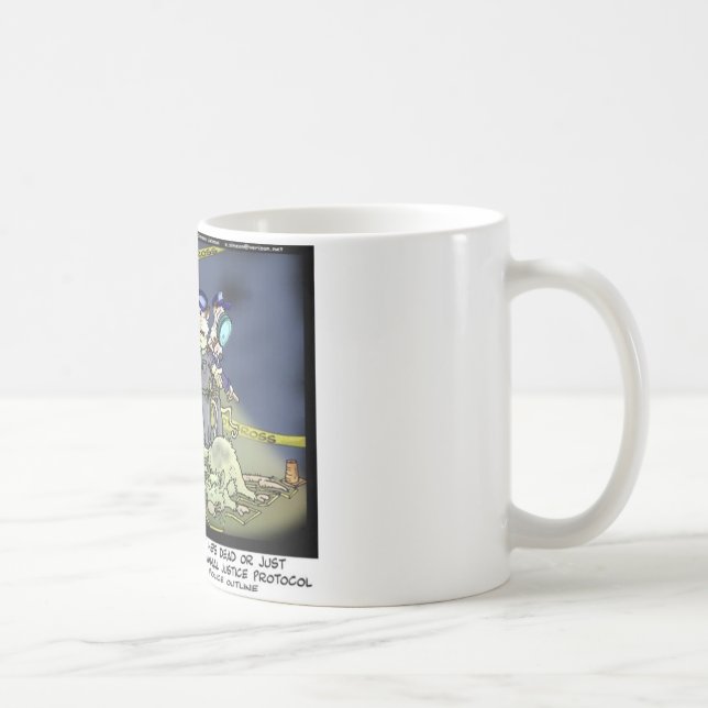 Caneca De Café Possum Protocol Funny Gifts Camisetas e Coleções (Direita)