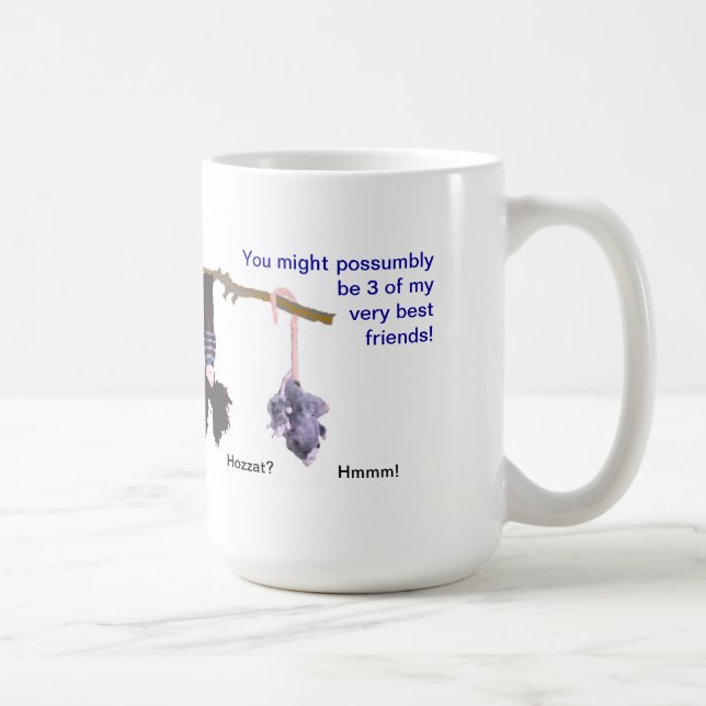 Caneca De Café Possumbly 3 melhores amigos! (Direita)