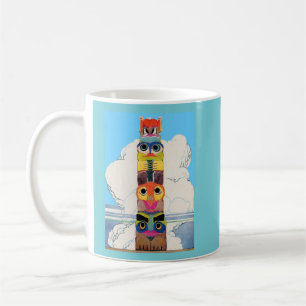 Caneca De Café poste totêmico dos anos 20