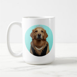 Caneca De Café Pôster de Café da Manhã Clássico Chic Retriever Do