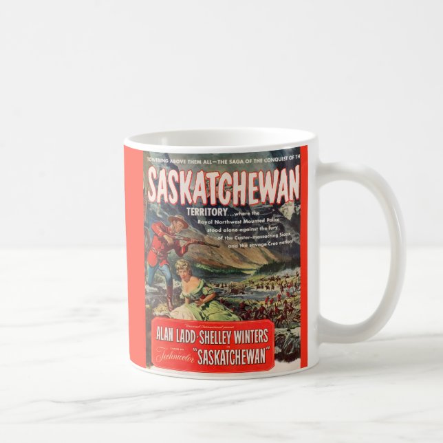 Caneca De Café Poster de filme Saskatchewan (Direita)