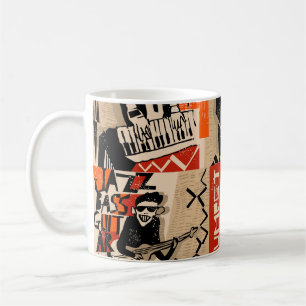 Caneca De Café Poster vintage Legal Jazz