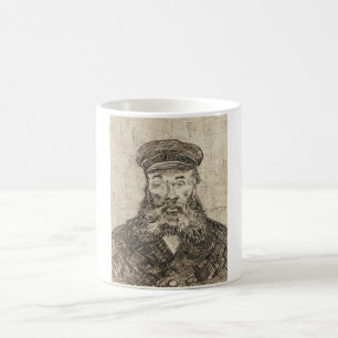 Caneca De Café Postman Joseph Roulin (Sepia Sketch) (por van Gogh