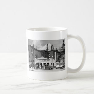 Caneca De Café Posto de gasolina velho, os anos 30