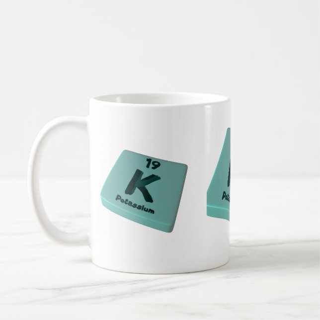 Caneca De Café Potássio de K (Esquerda)