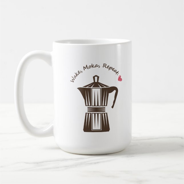 Caneca De Café Pote de café italiano Moka (Esquerda)