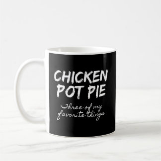 Caneca De Café Pote De Frango Três Das Minhas Coisas Favoritas Po