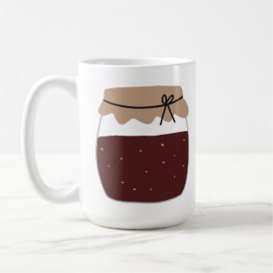 Caneca De Café Pote de Geleia de Fruta Caseira Decoração de Cozin