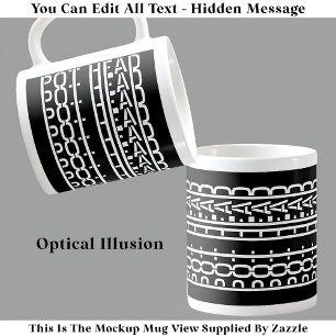 Caneca De Café Pote de Mensagem Oculta Café Viciado 119W Engraçad