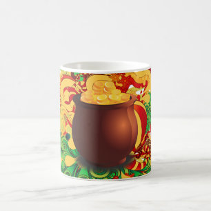Caneca De Café pote de ouro
