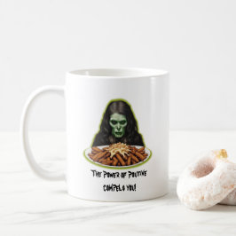 Caneca De Café Potência de Poutine