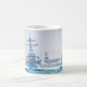 Caneca De Café POTÊNCIA MARÍTIMA - VANT Naval dos EUA