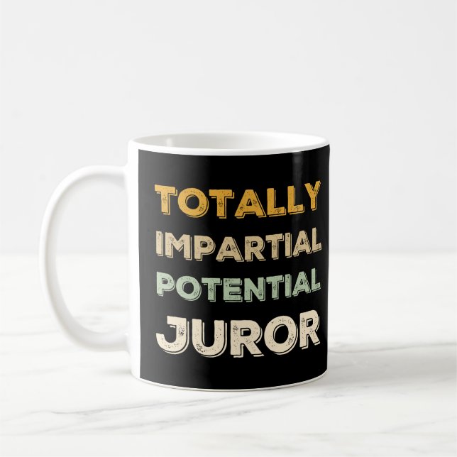 CANECA DE CAFÉ POTENCIAL JUROR TOTAL IMPARCIAL (Esquerda)