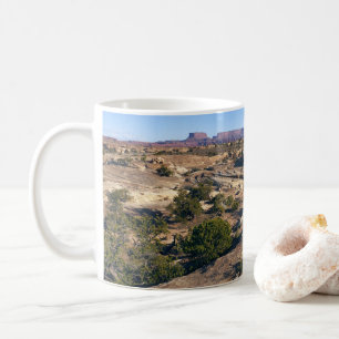 Caneca De Café Pothole Point Trail no Parque Nacional de Canyonla