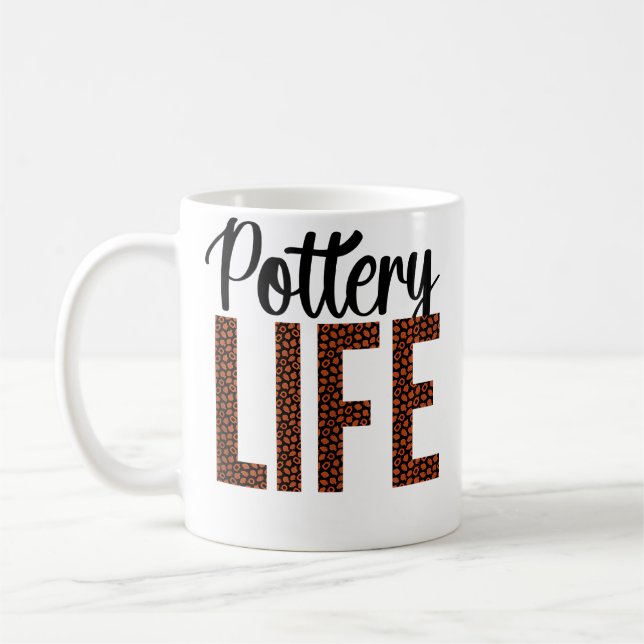 Caneca De Café Pottery Life Ceramic Pottery Ceramics Pottery Make (Esquerda)