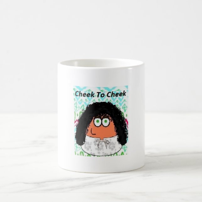 Caneca De Café Pou_Cheek To Cheek (Centro)