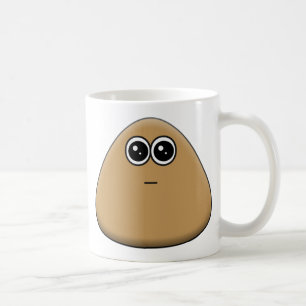 Caneca De Café Pou com fome