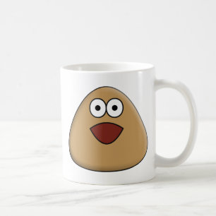 Caneca De Café Pou Excited