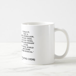 Caneca De Café Pouca rebelião agora então uma boa coisa política